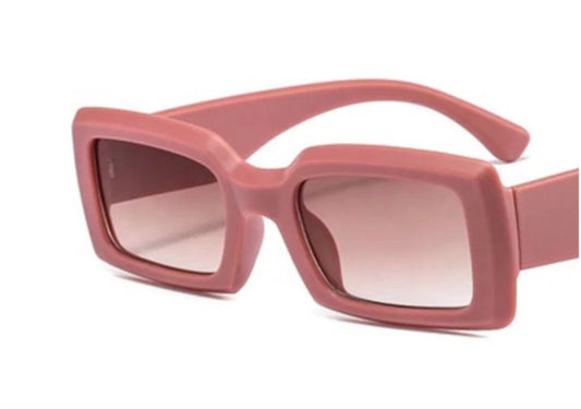 Rectangular Retro Sunglasses